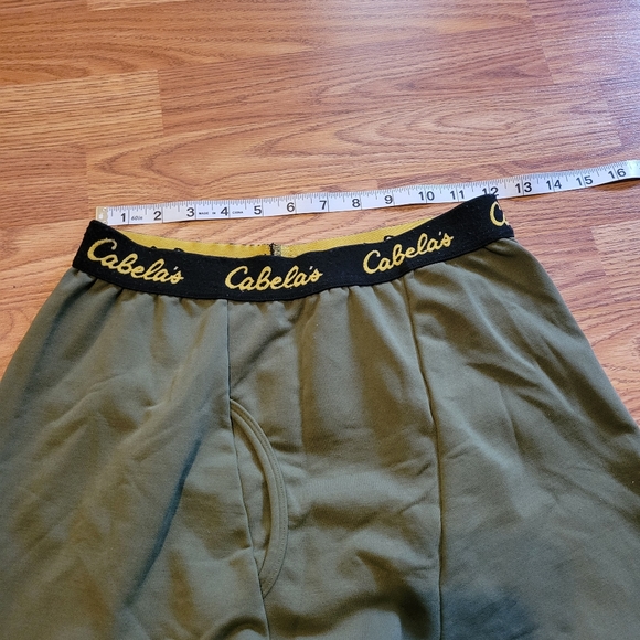 Cabela's Green Long John Baselayer, XL - Picture 3 of 7